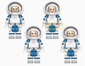 Fantastic Four Custom Minifigure Set – Space Suit Superhero Team