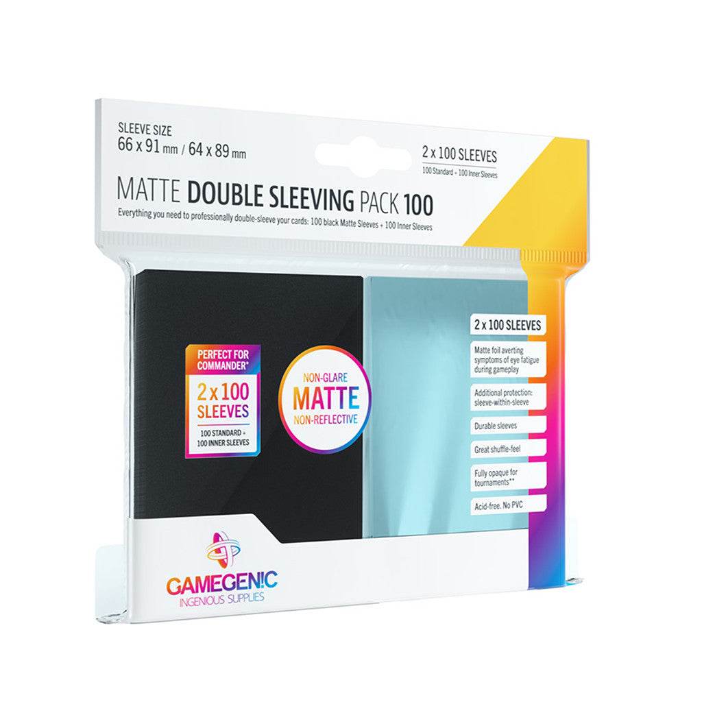 Gamegenic Matte Double Sleeving Pack 100 - 