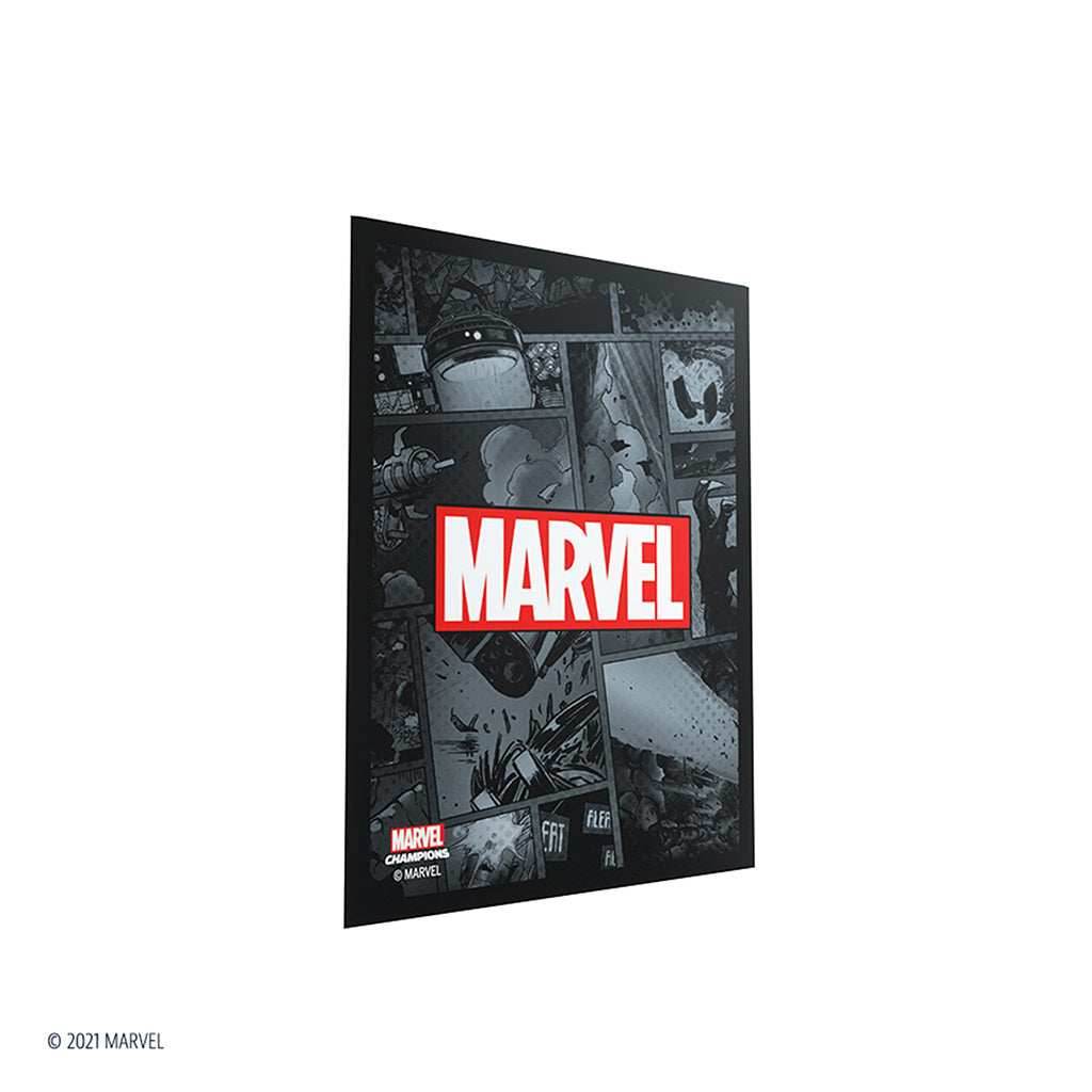 Gamegenic Marvel Champions Card Sleeves - Marvel Black