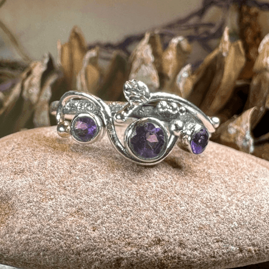 Wild Irish Rose Ring - 6 / Citrine