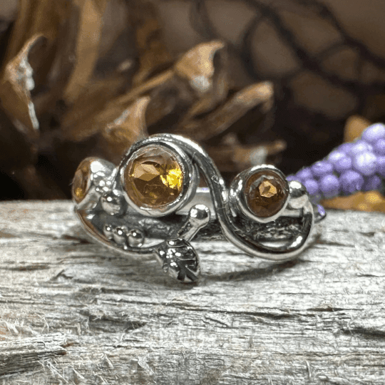 Wild Irish Rose Ring - 6 / Citrine