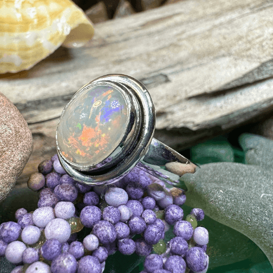 Highland Sunset Ring - 6 / Teardrop