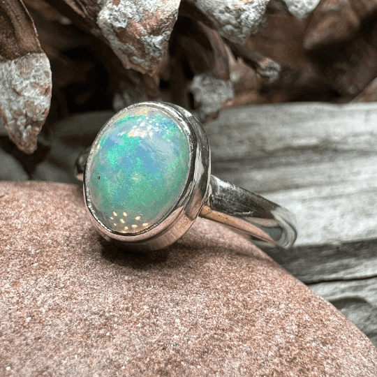Highland Sunset Ring - 6 / Teardrop