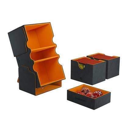 Gamegenic Stronghold Deck Box 200+ XL - Black/Orange (2021)