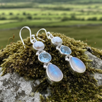 Ava Moonstone Earrings