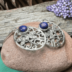 Forest Glen Dragonfly Earrings - Chalcedony