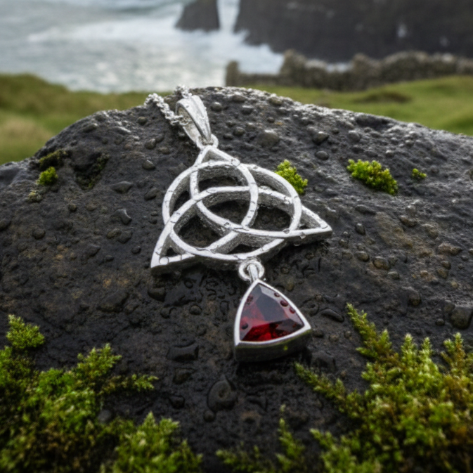 Enchanted Trinity Knot Necklace