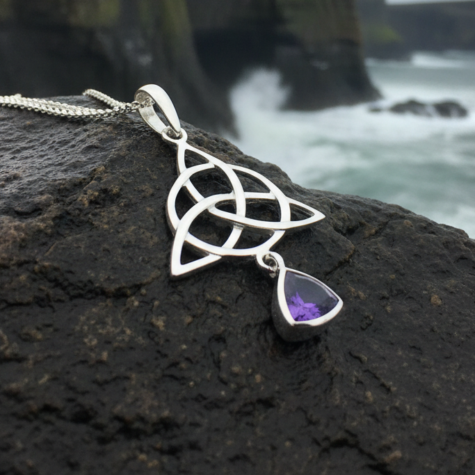 Enchanted Trinity Knot Necklace