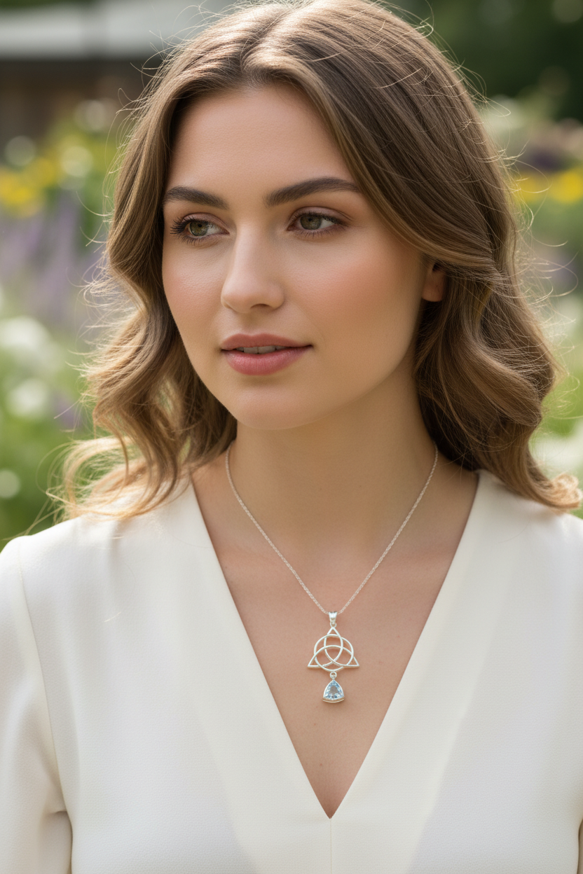 Enchanted Trinity Knot Necklace