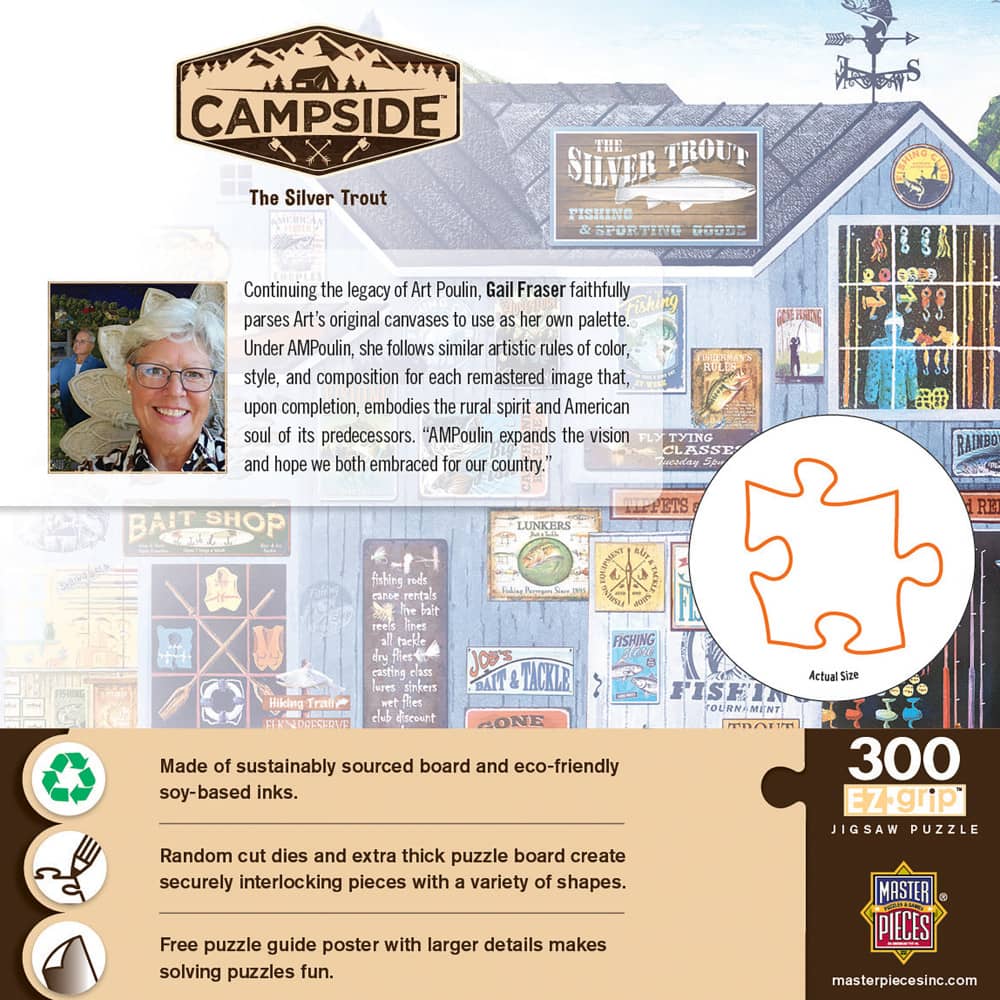 Campside - The Silver Trout 300 Piece EZ Grip Jigsaw Puzzle