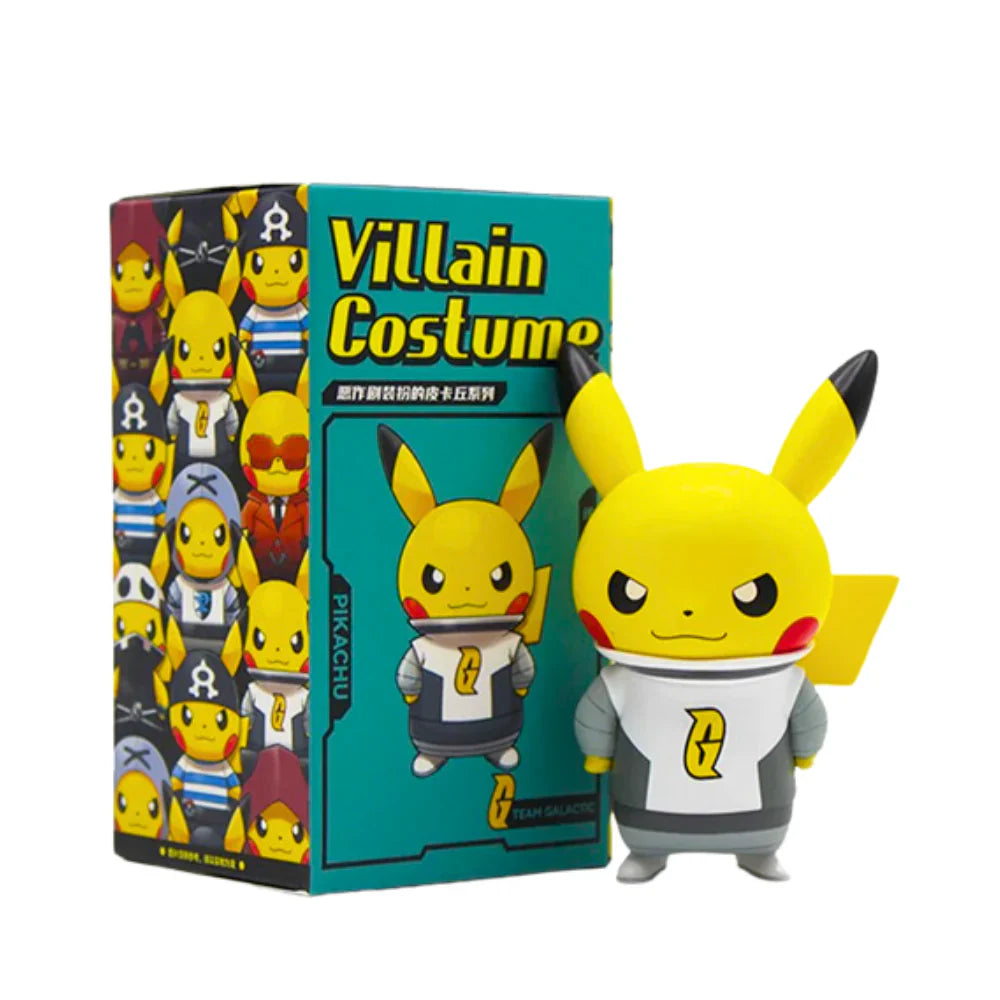 Pokemon Pikachu Villain Costume Series Figurine (Random)