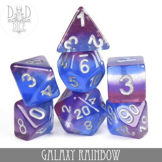 Galaxy Rainbow Dice Set