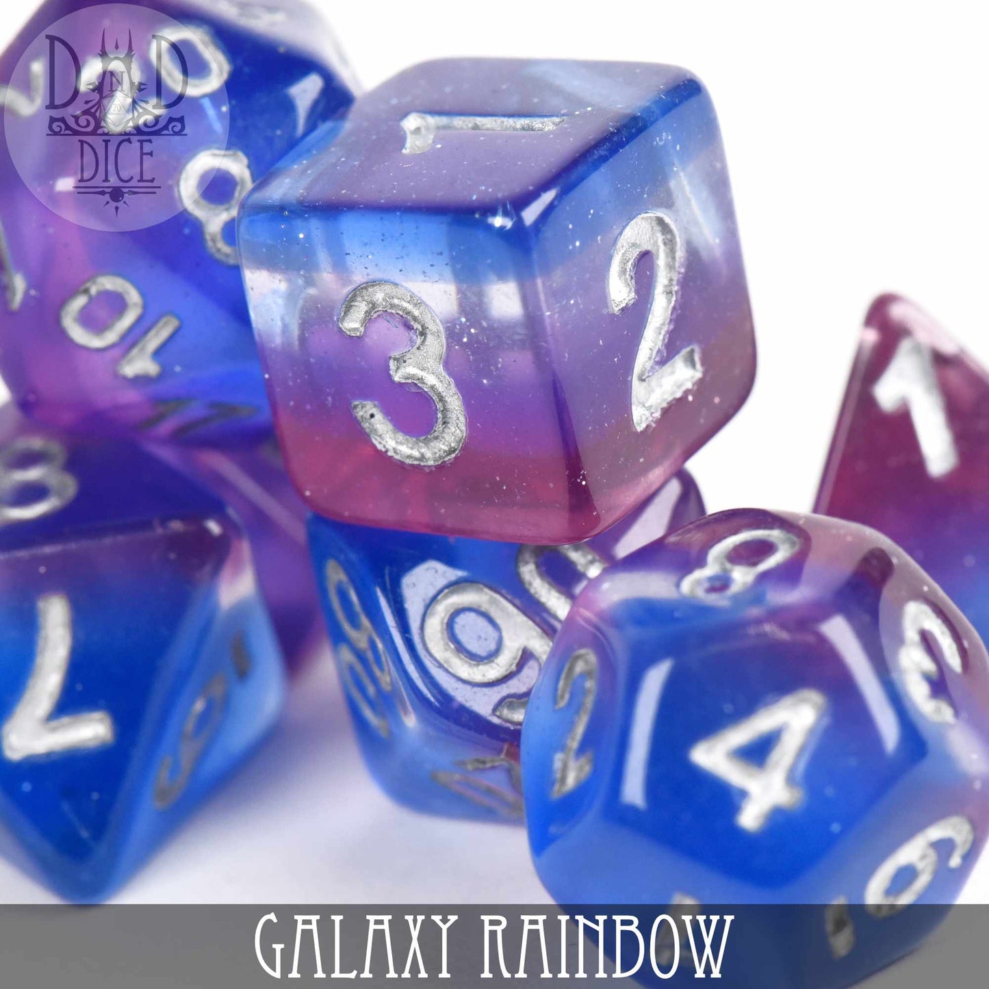 Galaxy Rainbow Dice Set