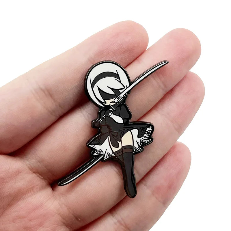 GAME Cartoon Enamelled Brooches Cool Pins Clothing Backpack Lapel Badges Fashion Jewelry Accessories Souvenir Festival Gifts