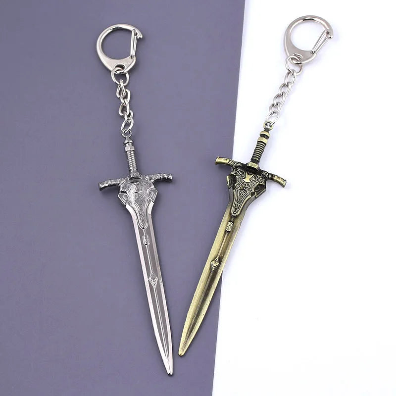 Game Dark Souls Artorias Sword Keychains Sun Knight Shield Ornstein Sword Smough Hammer Key Chain Pendant Cosplay Jewelry Gifts