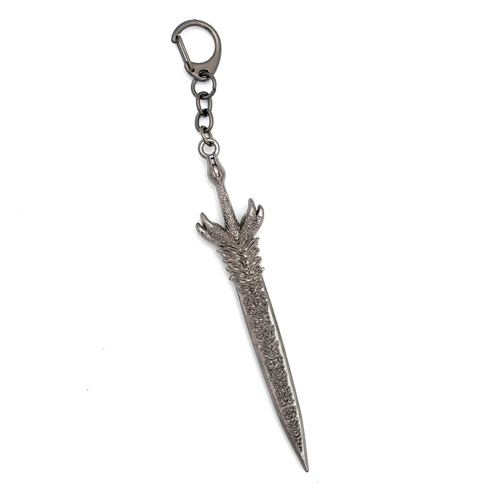 Game Keychain Dante Nero Sword Rebellion Awakening Red Queen Keyring Revolver Ebony & White Ivory Key Ring