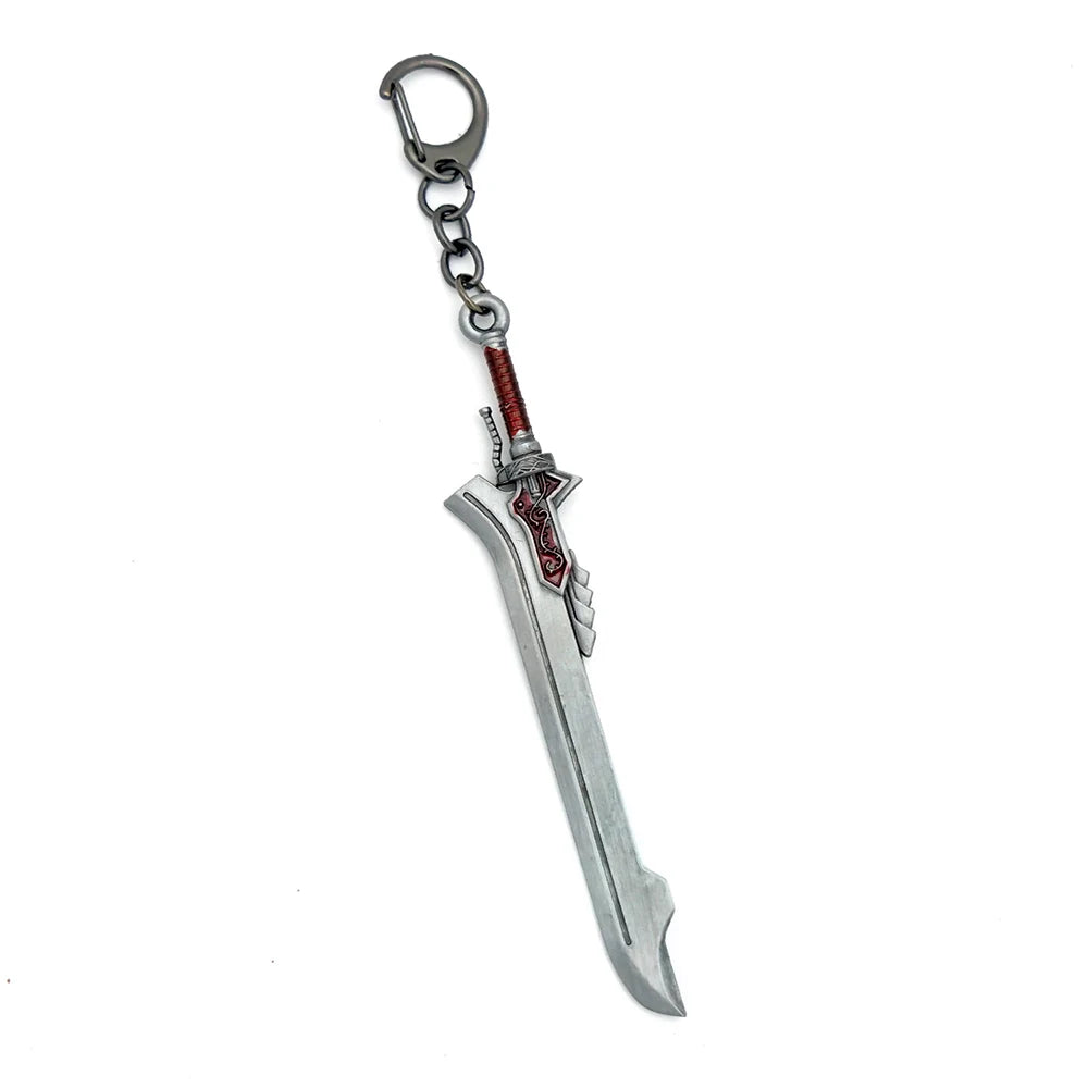 Game Keychain Dante Nero Sword Rebellion Awakening Red Queen Keyring Revolver Ebony & White Ivory Key Ring