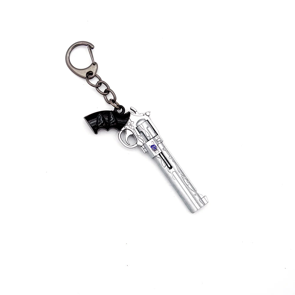 Game Keychain Dante Nero Sword Rebellion Awakening Red Queen Keyring Revolver Ebony & White Ivory Key Ring