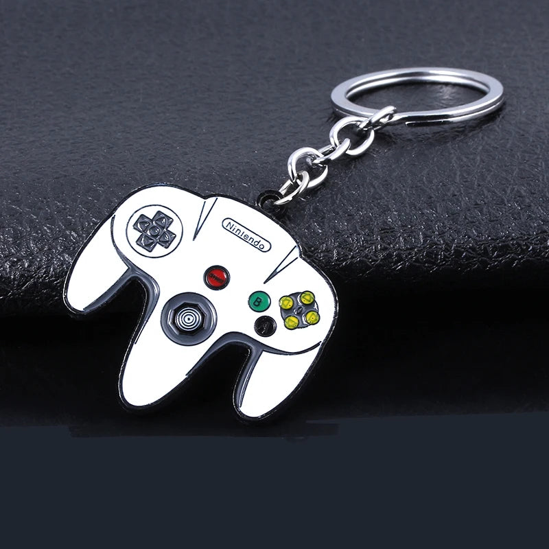 Game Machine Controller Handle Keychain Men Car Keyring Creative Joystick Model Key Chain for Boyfriend Jewelry