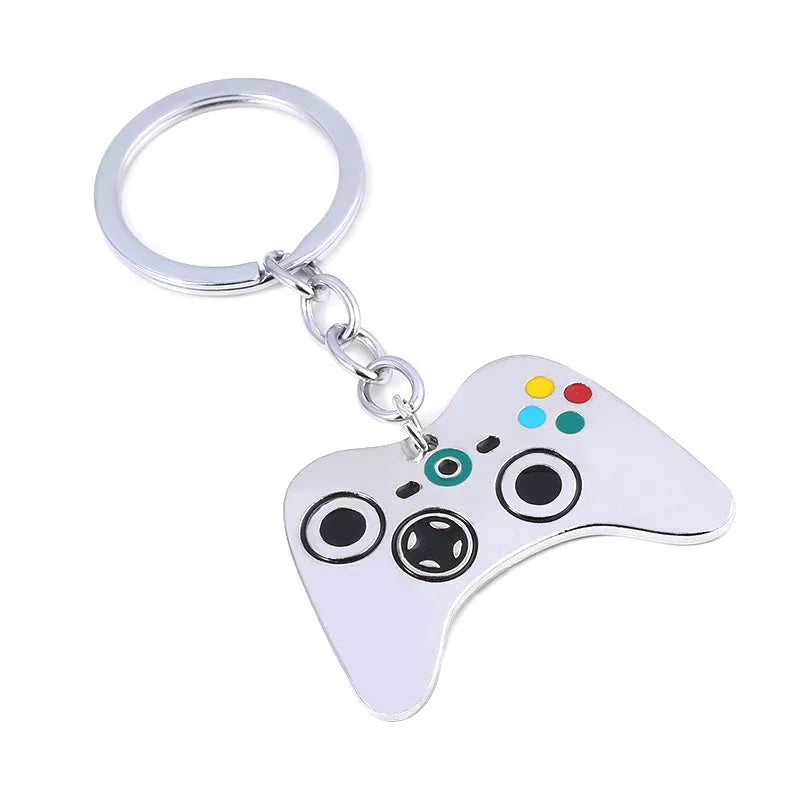 Game Machine Controller Handle Keychain Men Car Keyring Creative Joystick Model Key Chain for Boyfriend Jewelry