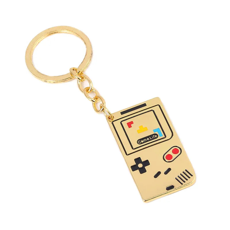 Game Machine Controller Handle Keychain Men Car Keyring Creative Joystick Model Key Chain for Boyfriend Jewelry