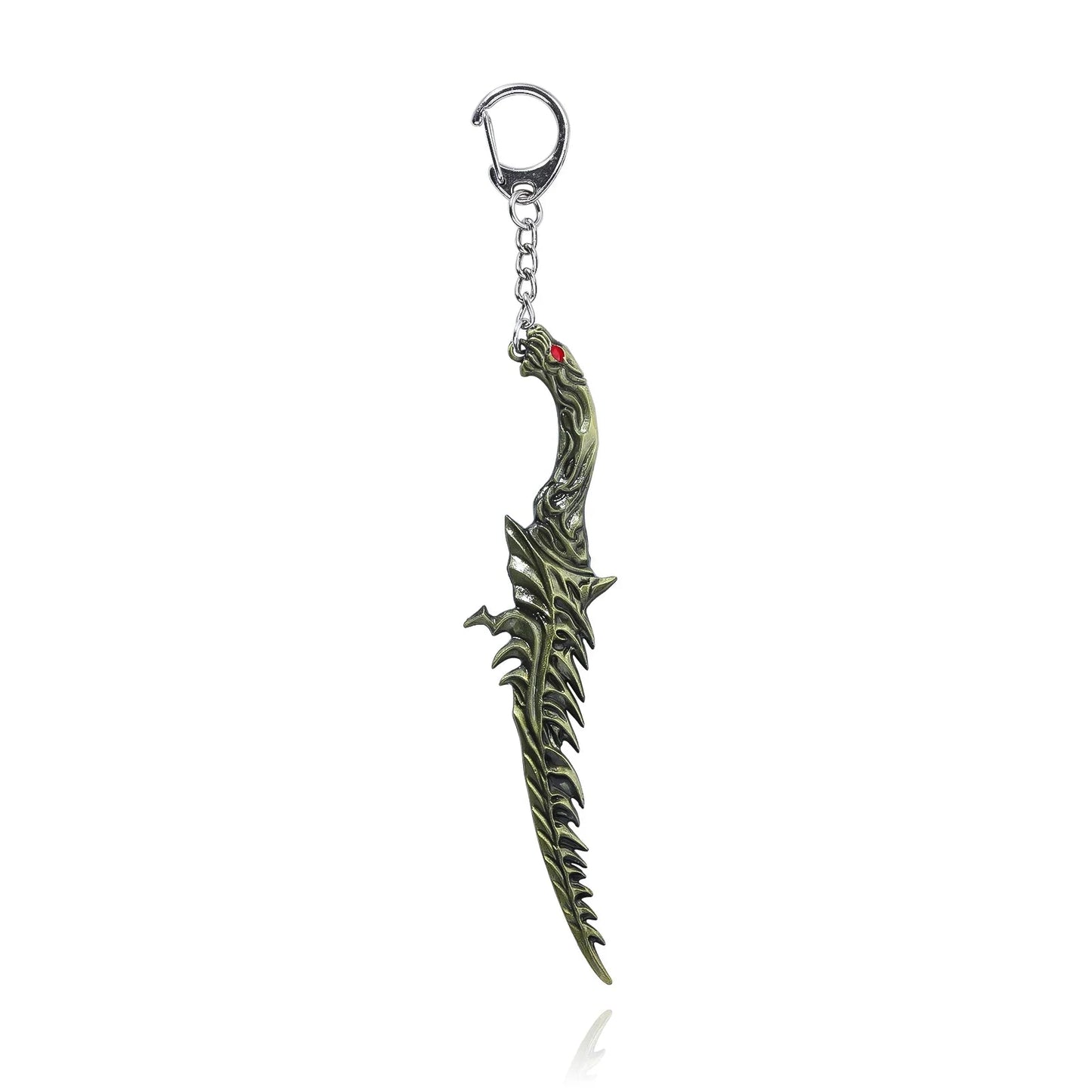 Game Moonlight Greatsword Keychain Reduvia Dagger Moonveil Katana Weapon Model Pendant Keyring for Women Men Cosplay Jewelry