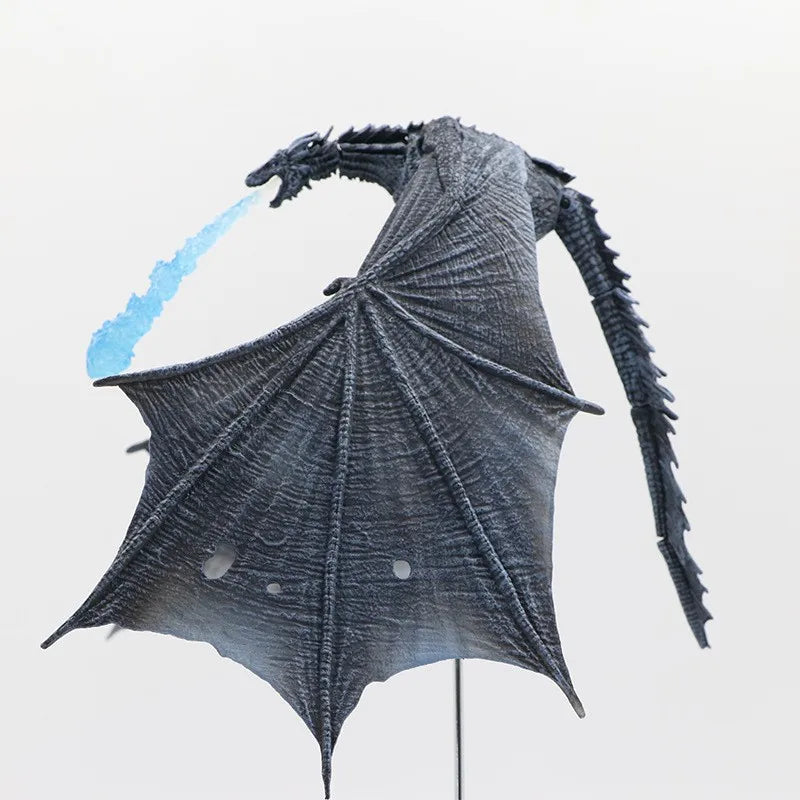 Game Of Thrones Frost Wyrm Viserion Black Dragon Movable Action Figure Model Toys Desk Decor Gift For Friends