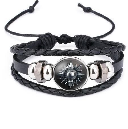 Game of Thrones House Stark Wolf Leather Bracelets