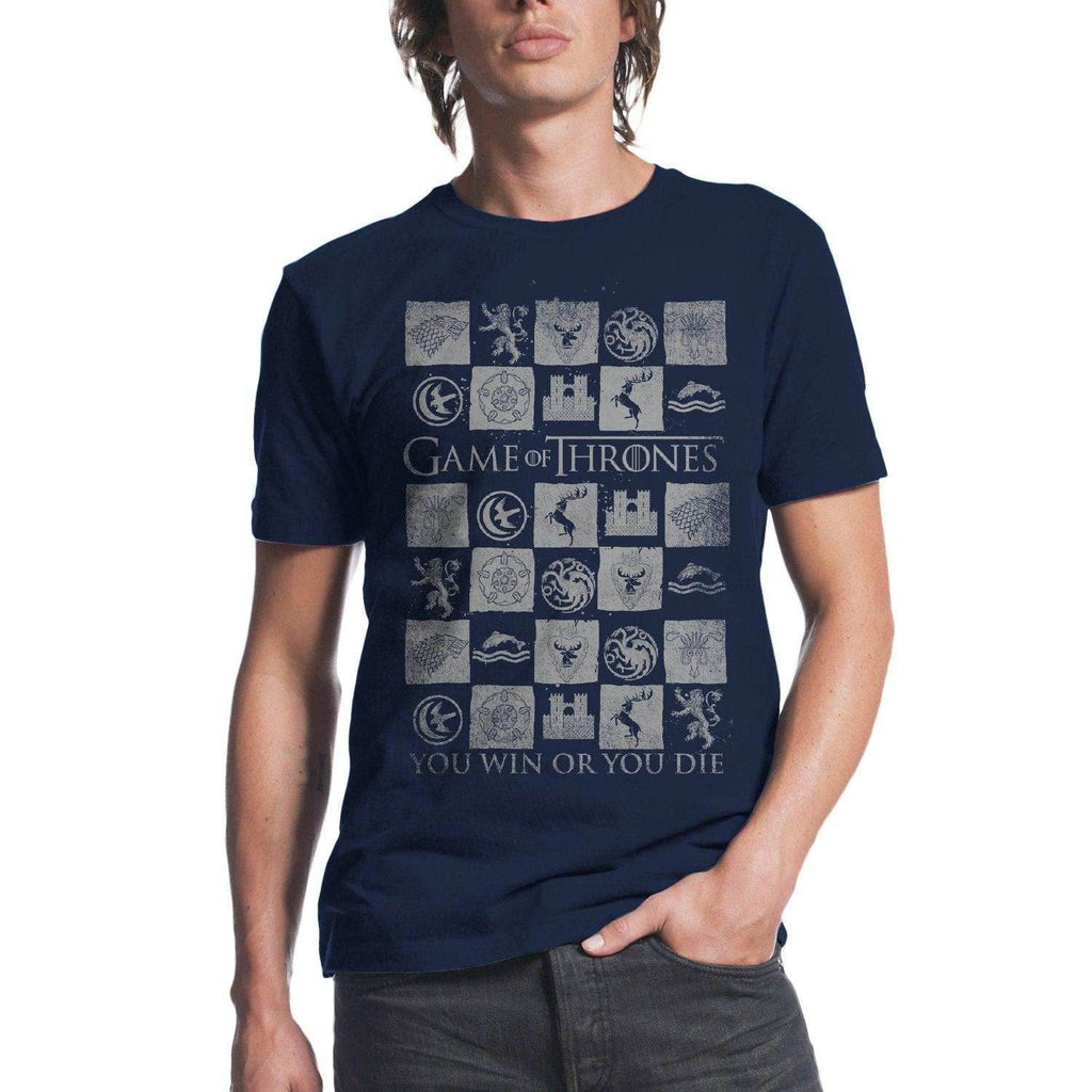 Game of Thrones You Win or You Die Crests T-Shirt - M