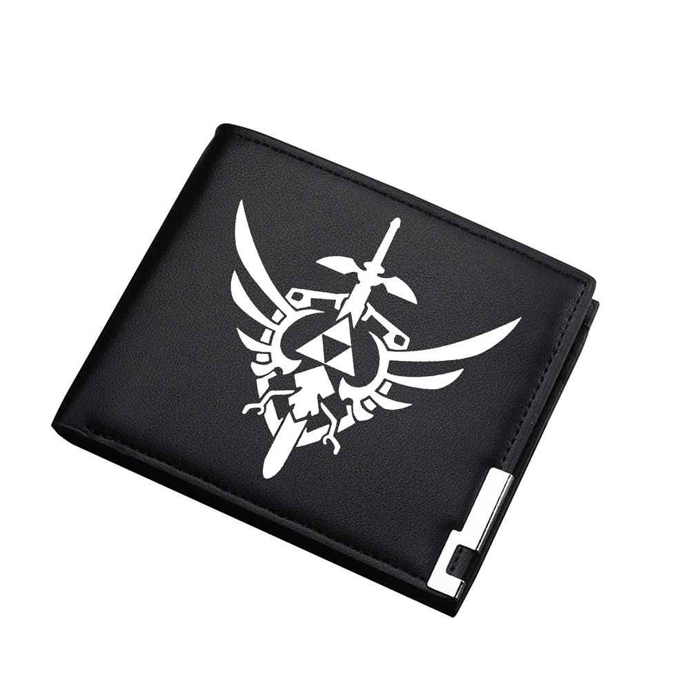 Game The Legend Pu Leather Men Wallets Anime ID Card Holder Long Purse With Coins Pockets Unisex Money Bag Change Clutch