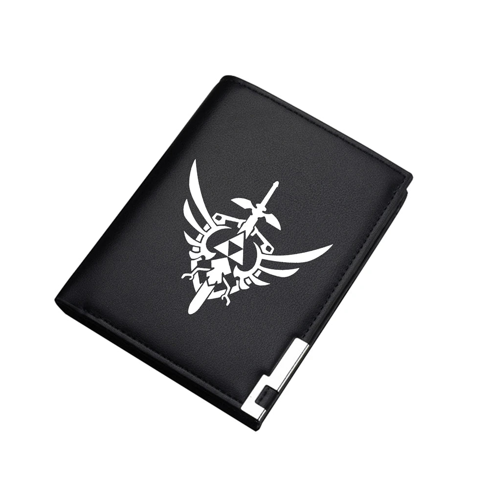 Game The Legend Pu Leather Men Wallets Anime ID Card Holder Long Purse With Coins Pockets Unisex Money Bag Change Clutch