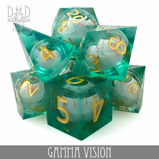 Gamma Vision Liquid Core Dice Set