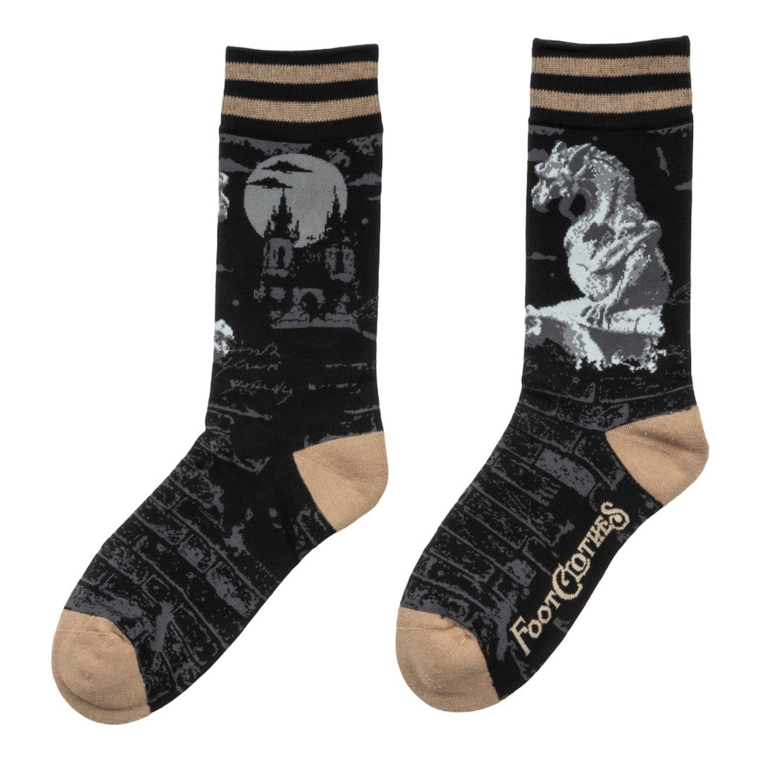 Gargoyle Guardian Crew Socks