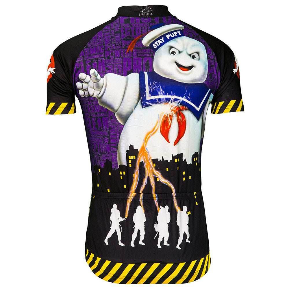 Ghostbusters Stay Puft Men's Cycling Jersey (S, M, L, 3XL) - Large