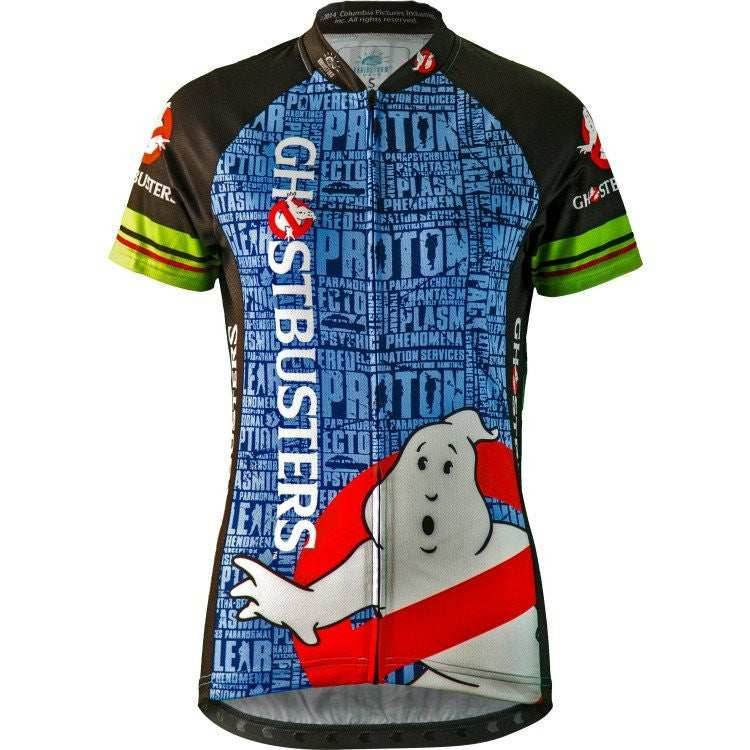 Ghostbusters Slimer Women's Cycling Jersey (L, XL, 2XL) - Large