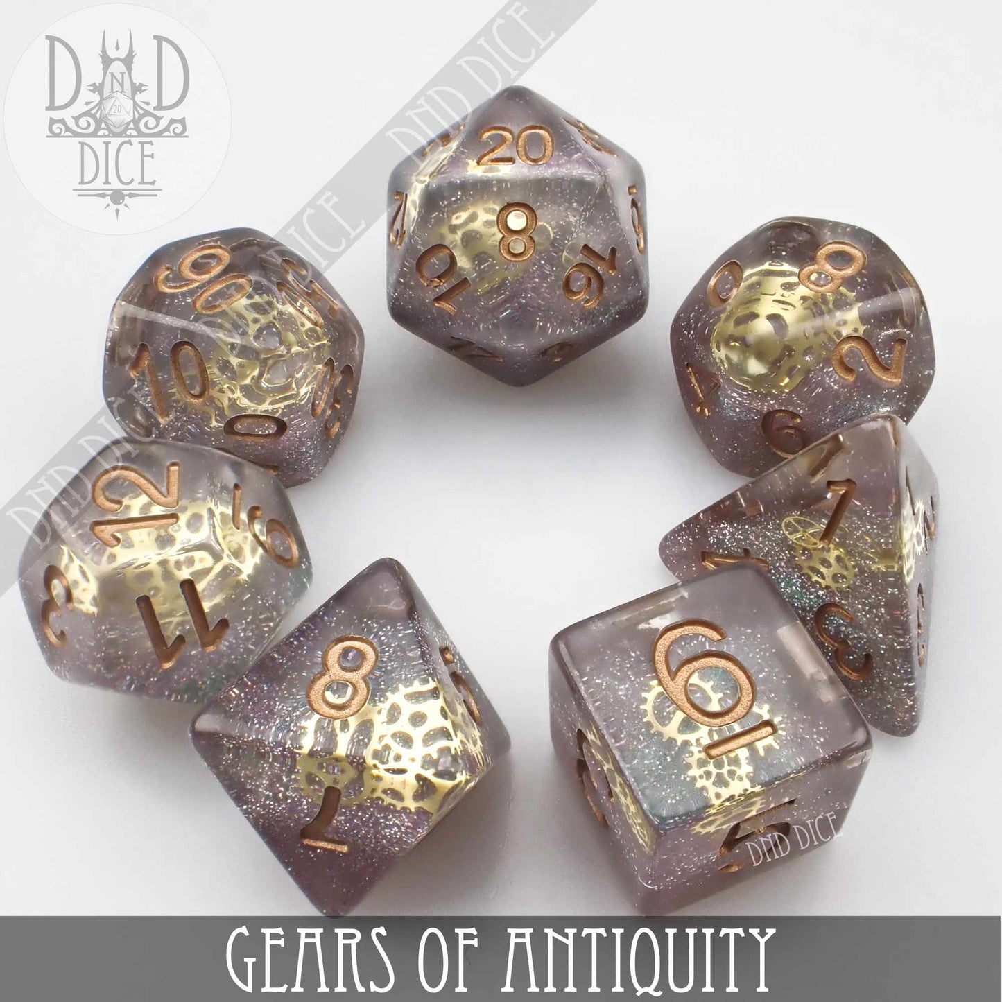 Gears of Antiquity Dice Set