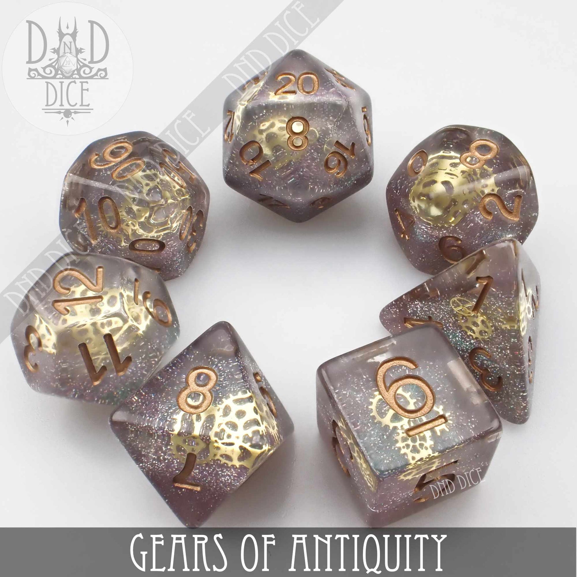 Gears of Antiquity Dice Set