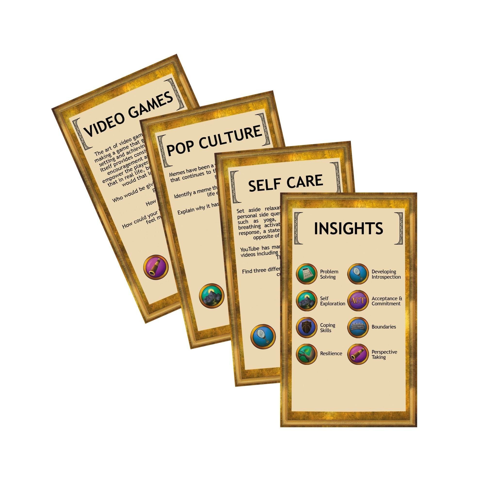 Geek Therapy Card Deck For Clients and Therapists - 