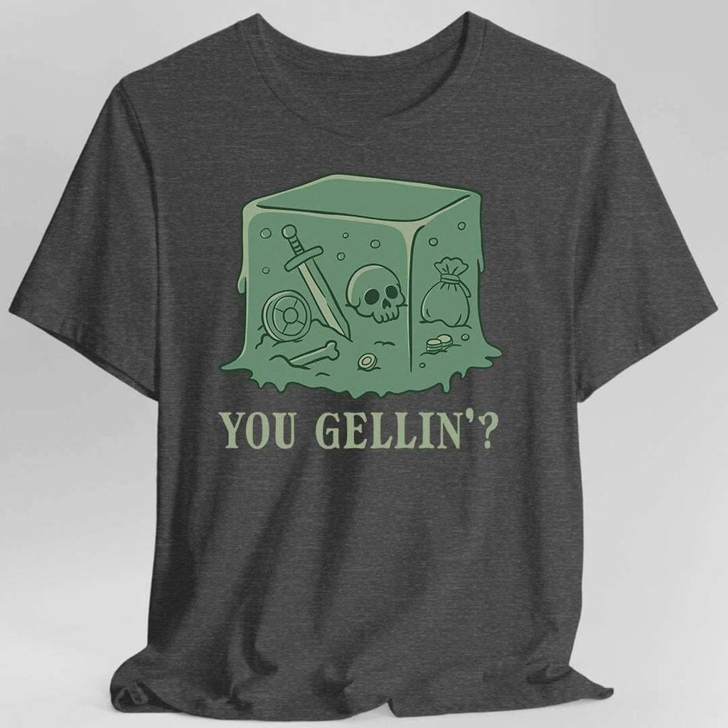 Gelatinous Cube Shirt - Dark Heather / S
