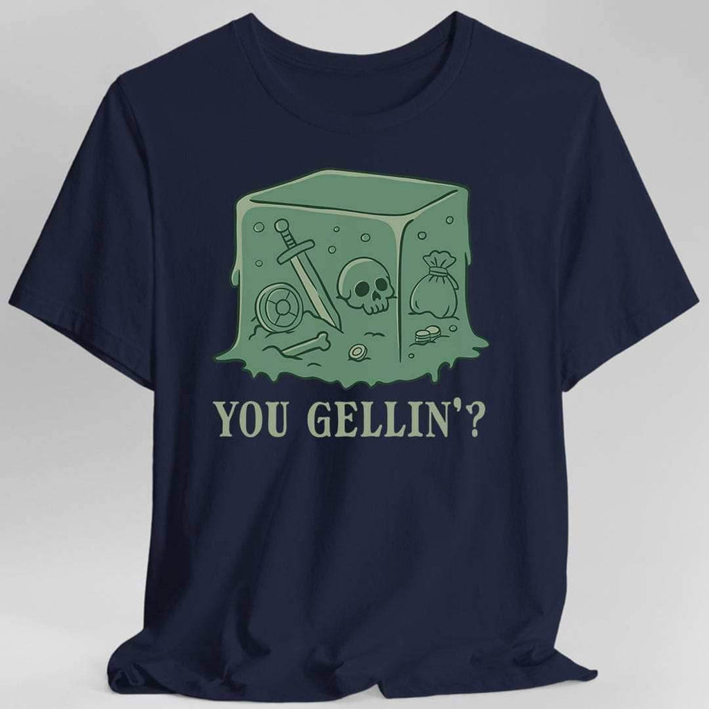 Gelatinous Cube Shirt - Navy / S