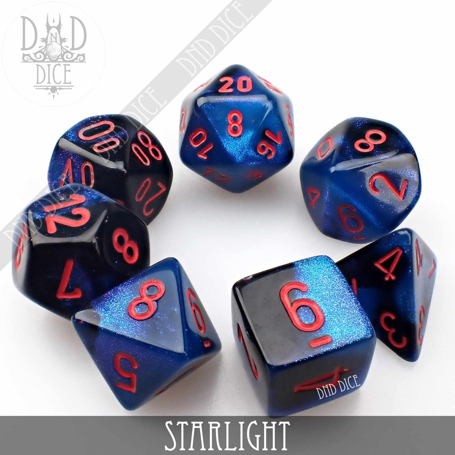 Gemini Starlight Dice Set