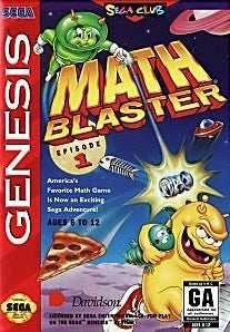 Math Blaster Episode 1 (Sega Genesis) - Game Manual Only