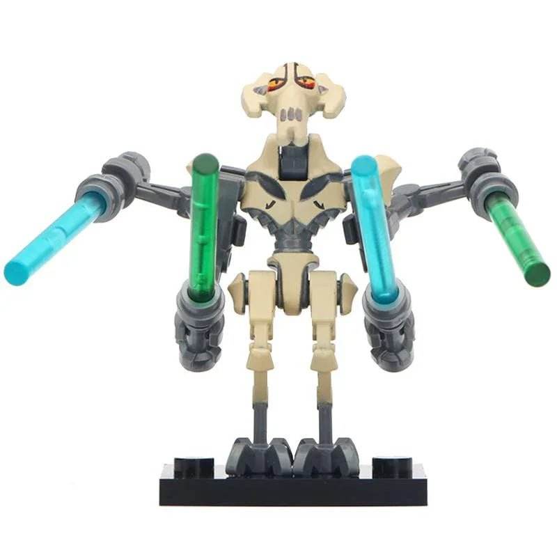General Grievous (Brown) Lego Minifigures Custom Toys - 