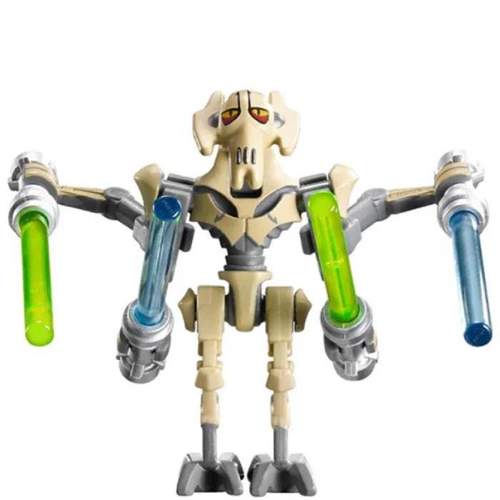General Grievous (Brown) Lego Minifigures Custom Toys - 