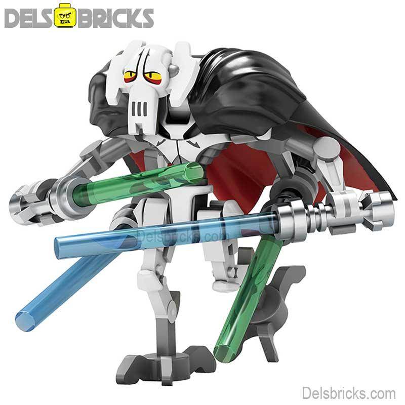 General Grievous (White) Lego Minifigures Custom Toys NEW 1 - 