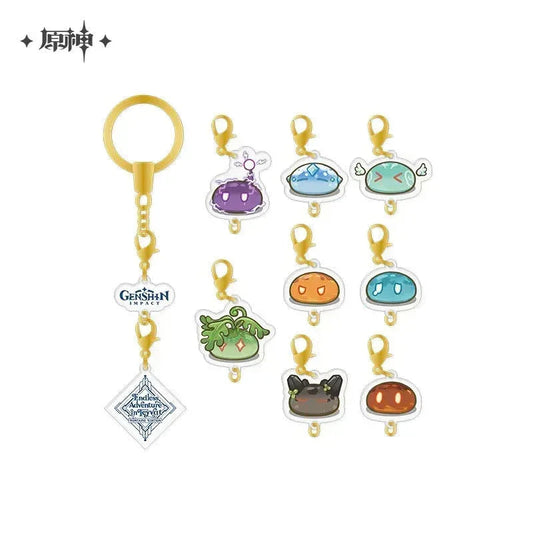 2023 Game Art Exhibition Series Slime Acrylic Keychain Genshin Impact