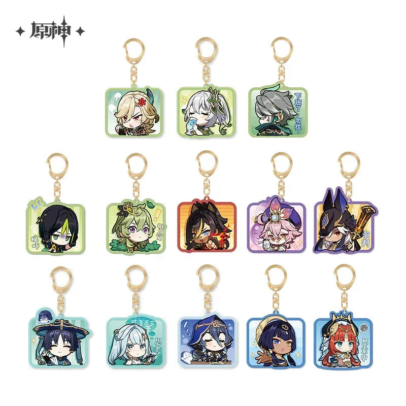 Chibi Emojis Series Acrylic Keychain Sumeru Genshin Impact