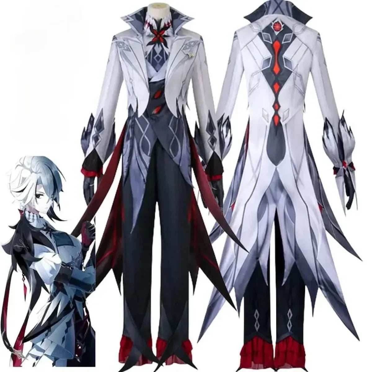 Arlecchino The Knave Cosplay – Genshin Impact Fatui Harbinger - S / Wig Only(one size)