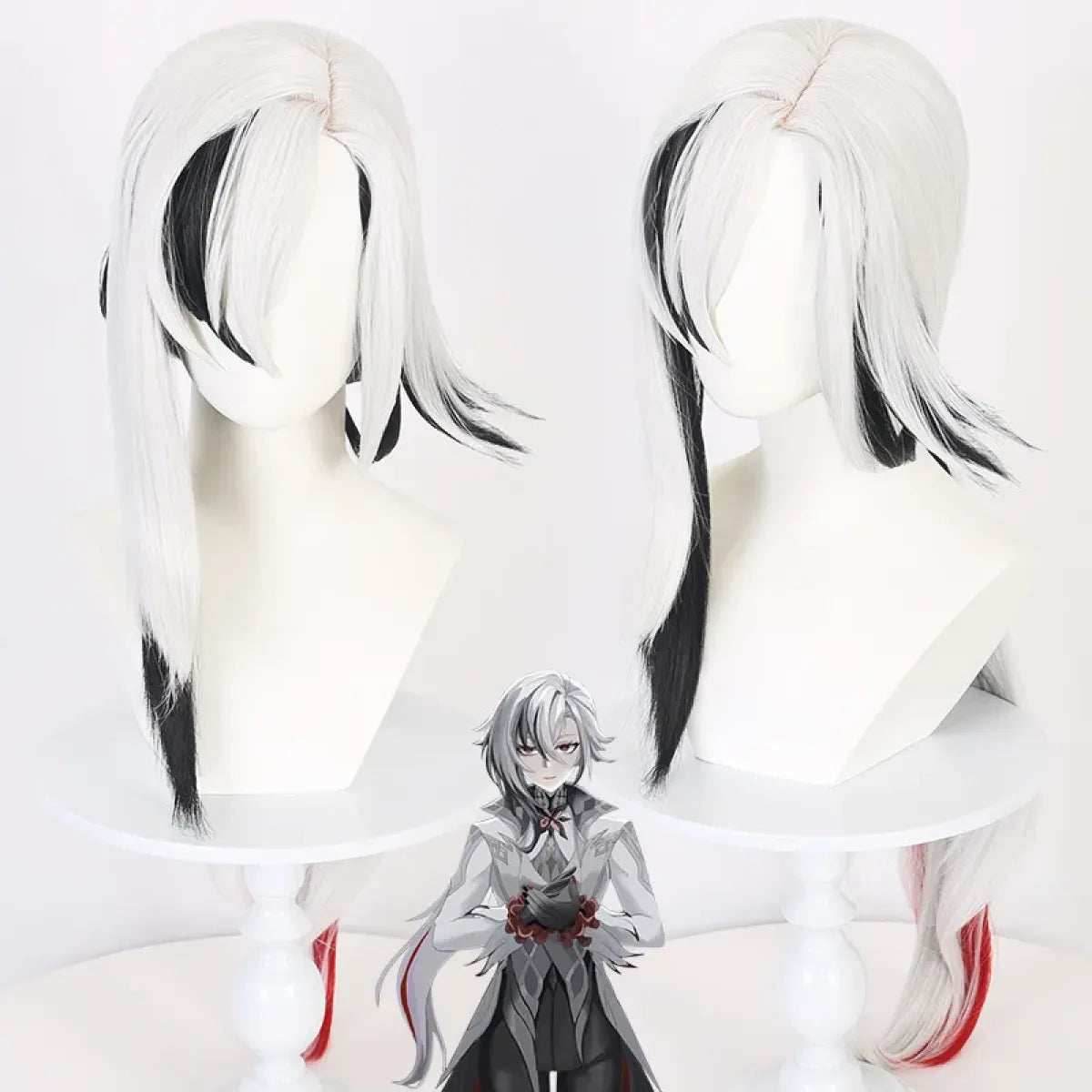 Arlecchino The Knave Cosplay – Genshin Impact Fatui Harbinger - S / Wig Only(one size)