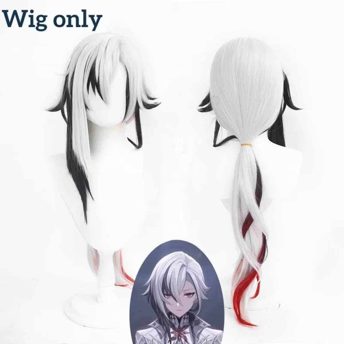 Arlecchino The Knave Cosplay – Genshin Impact Fatui Harbinger - S / Wig Only(one size)